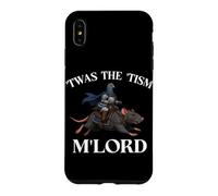 TWAS The 'Tism M'Lord Pigeon Knight Riding Rat Medieval Coque pour iPhone XS Max