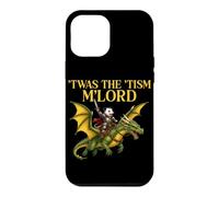 TWAS The 'Tism M'Lord Possum Riding Medieval Dragon Fantasy Coque pour iPhone 12 Pro Max
