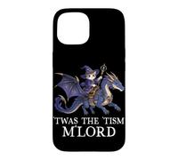 TWAS The 'Tism M'Lord Wizard Chat Dragon Medieval Fantasy Coque pour iPhone 15
