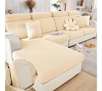 Twaynorb Sofa Hero Covers, Slip Covers for Sofas/Couches, Soothing Home Sofa Covers Washable, Magic Sofa Covers for 2/3 Cushion Couch (A-Mustard Yellow,Chaise Cover)