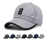 Twaynorb Summer Outdoor Casual Baseball Cap Mesh Baseball Cap Trucker Mesh Hat Baseball Cap for Men Women Outdoor Sports Running Hat