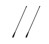 TWAYRDIO Antenne UHF/VHF 144 / 430MHz Sam mâle 39cm antenne Souple Fouet à Gain élevé pour Kenwood/YAESU/Vertex Standard VX-3R VX-6R VX-7R, Radio bidirectionnelle (Lot de 2)