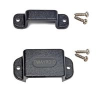 TWAYRDIO Support de tableau de bord pour radio portative et microphone de haut-parleur, crochet à clip avec vis pour talkie-walkie BaoFeng Motorola Talkabout Midland Retevis Yaesu