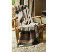 Tweedmill Lifestyle Alaska Couverture/Couvre-lit 100% Laine Vierge Pop Multi 130 x 183 cm Fabriqué au Royaume-Uni