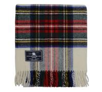Tweedmill Textiles Couvre-lit Multicolore avec Franges roulées 150 x 183 cm