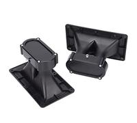 Tweeter, à Klaxon à Large Dispersion 2 Pièces Accessoires Audio à Klaxon à Large Dispersion Haut-Parleur Piézoélectrique en Céramique à Haute sensibilité à Double Entraînement