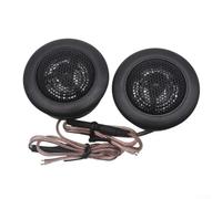 Tweeter audio de voiture 120 W dôme haute compression pour mise à niveau automatique du système audio - 4 Ohm 2K-20 kHz noir paire