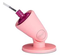 tweexy Hinge - Porte-bouteille de vernis à ongles sans basculement | Support de vernis à ongles anti-déversement, incliné, ventouse Smartgrip Airlock | Peinture d'ongles, outils de nail art |
