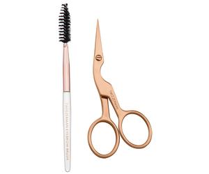 Tweezerman - Brow Shaping Scissors & Brush - Rose Gold - Pincettes 18 g
