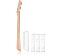 Tweezerman Facial Razor rasoir visage + recharge Rose Gold 4 pcs