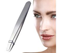 Tweezers - Eyebrow Tweezers | Eyelash Tweezer | Slant Pointed Precision Tweezing Tool, Makeup Grooming Tool, Personal Care Tweezer, Eyebrows & Ingrown Hair Removal Tweezers - Beauty Tool