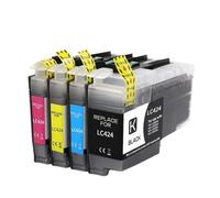TWEJHX 1 Ensemble de Cartouches à Encre compatibles LC424 BK C M Y(LC424-1set)