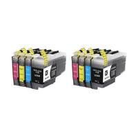 TWEJHX 1 Ensemble de Cartouches à Encre compatibles LC424 BK C M Y(LC424-2set)