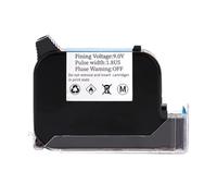 TWEJHX 1PCS JS12 JS12M CARTRILLE À L'ENK Compatible Compatible avec L'IMPRIMANTE À Jeu MANDE Compatible avec Le MANDE 600DPI 12. Cartouche à Encre Eco Solvant de 7 mm Fast Fast(1 Black cartridges)