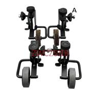 TWEJHX 2PCS Propine Pression Roller Assy Compatible avec Roland 200 700 900 Le Cadre du Cadre à Rouleau de Machine d'impression Comprend la Roue de Brosse en Caoutchouc R700 modèle(B Type)