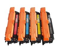 TWEJHX 4PCS CE400A CE401A CE402A CE403A 507A 507X CARTRIDE DE Toner Compatible Compatible avec 500 imprimantes de séries de Couleurs comme M551DN M551N M551XH M570DW