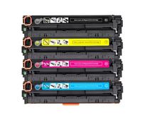 TWEJHX Cartouche de Toner Compatible 125A CB540A CB541A CB542A CB543A Compatible avec imprimante 1215 CP1215 CP1515n CP1518ni CM1312(M)