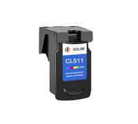 TWEJHX Cartouche d'encre à Colorant Compatible PG510 CL511, Compatible avec IP2700 IP2780 IP2880 MP240 250 260 270 280 480 avec Puce(1PCS CL-511 Color)