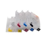 TWEJHX Cartouche d'encre ABS Ciss 711 HP711XL, Compatible avec Puce Arc, Compatible avec système d'imprimante Designjet T120 T520 T130 T530