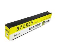 TWEJHX Cartouche d'encre Compatible 970 971 970XL 971XL Compatible avec Officejet Pro X451dn X451dw X476dn X476dw X551dw X576dw Cartouche Couleur(Yellow)