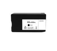 TWEJHX Cartouche d'encre Compatible avec 950 951 950XL 951XL Compatible avec imprimante Officejet Pro 8100 8600 8610 8620 8630 251dw 276dw(950-1 Black)