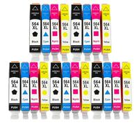 TWEJHX Cartouche d'encre de capacité Compatible Compatible avec 564XL C5324 C5370 C5373 C5380 C5383 C5388 C5390 5525 6510 6512 C410a(5SET)