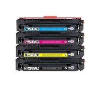 TWEJHX Cartouches de Toner compatibles 202A CF500A CF501A CF502 CF503A, 4 Paquets, Compatible avec Pro M254nw M254dw MFP M281fdw M281fdn M280nw, 4 Couleurs