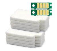 TWEJHX Coup de Maintenance de réservoir de réservoir d'encre déchet Compatible Compatible avec Modèles d'imprimante DE100 DE100(2 Set Chip Ink Pad)