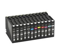 TWEJHX Jeu de Cartouches d'encre 12 Couleurs, Compatible avec l'imprimante Pro-1 Pro1 Pro-1, Encre pigmentée PGI-29 C-29