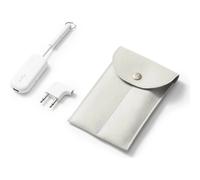 Twelve South AirFly Pro 2 Deluxe Adaptateur émetteur/récepteur audio Bluetooth pour 2 AirPods/casque sans fil, pour prise auxiliaire 3,5 mm + adaptateur international + étui, fonctionne sur les avions