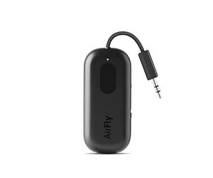 Twelve South AirFly Pro Transmetteur/récepteur Audio sans Fil Bluetooth pour jusqu'à 2 AirPods/écouteurs sans Fil à Utiliser avec n'importe Quelle Prise Audio 3,5 mm, Noir