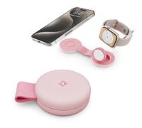Twelve South Butterfly SE 2 en 1 Qi2 Chargeur de Voyage pour iPhone, Airpods et Apple Watch Rose