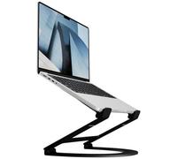 Twelve South Support d'ordinateur portable Curve Flex – Aluminium, réglable 10–17 pouces, noir mat