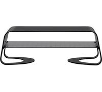 Twelve South Curve Riser Support de Moniteur | Support de Bureau Ergonomique avec étagère de Rangement pour iMac et Affiche, Noir Mat