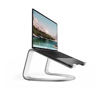 Twelve South Curve SE pour MacBooks et Ordinateurs Portables | Support de Refroidissement en Aluminium Ergonomique pour Bureau à Domicile ou au Bureau, Couleur Argent.