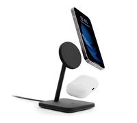 Twelve South HiRise 2 Deluxe 2-en-1 Support de Charge Qi2 pour iPhone et AirPods Noir