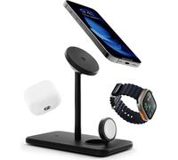 Twelve South HiRise 3 Deluxe Station de Charge inductive Charge jusquà 3 appareils simultanément, avec Fonction de rech