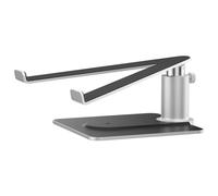 Twelve South HiRise Pro pour Ordinateurs Portables et MacBook | Support Ergonomique réglable en Hauteur avec Base de Chargement sans Fil MagSafe (Argent)