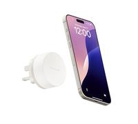 Twelve South PowerBug Magnetic Qi2 Wireless Wall Mount Charger & 35 W USB-C Port Hub with Standby Mode for iPhone, Galaxy, Pixel & More, Dune