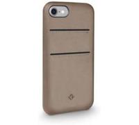 Relaxed - Coque de protection pour téléphone portable - cuir véritable - couleur taupe chaud