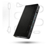 Twelve South StayGo | USB-C Hub pour Le Type C MacBooks, Ordinateurs Portables et iPad Pro Inclus 1 câble de Bureau mètres + câble Voyage pour rangeable Bureau, Maison & Voyage