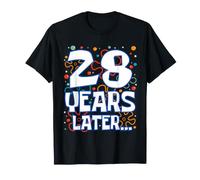 Twenty Eight 28 Years Later 28th Birthday Funny Party Meme T-Shirt