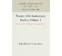 Twenty-Fifth Anniversary Studies, Volume 1