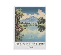 Twenty First Street Pond Utah，Puzzle Jouets 1000 Pièces Puzzles Puzzle Créatif Jouets Éducatifs Adultes pour Enfants Jeu De Puzzle Adulto（50x70cm）-HI47