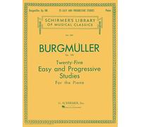 Twenty-Five Easy and Progressive Studies Op. 100. Solo de Piano. | Friedrich Burgmüller | 25 études progressives pour piano solo | notation standard & doigtés | niveau facile à intermédiaire