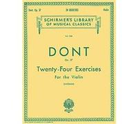 Twenty-Four Exercises for the Violin, Schirmer's Library of Musical Classics, Vol. 328