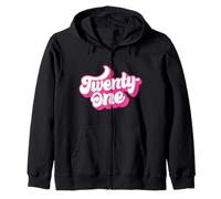 Twenty-One 21 Years Old Rose pour Femme Son 21e Anniversaire Sweat à Capuche