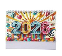 Twenty Six Calendrier créatif sur pied peinture sur pierre pour planification mensuelle artistique et artisanat familial Undertaki Calendrier six mois