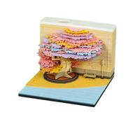 Twenty Twenty Six Calendrier de croissance artistique des arbres, bloc-notes hebdomadaire avec volets amovibles pour l ' organisation du bureau et cadeaux, calendrier de sculpture en papier