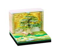 Twenty Twenty Six Calendrier Hebdomadaire De Cabane Dans Les Arbres Illuminé Par LED Avion En Papier Spécial Vert Avec Un Éclairage Doux Pour Le Télétravail Planificateur De Cabane Dans Les Arbres